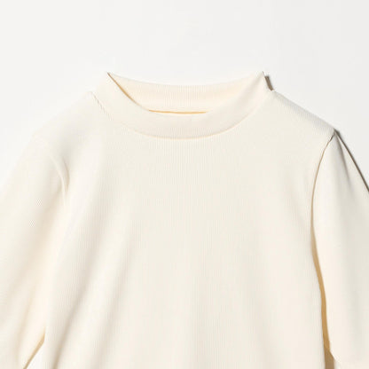 ニットライク モックネック カットソー