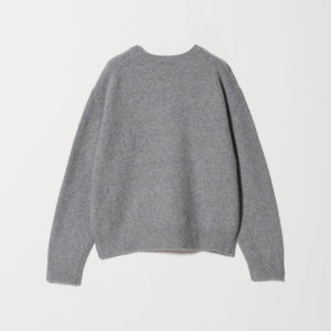 フォックスカシミヤブレンド クルーネックニットプルオーバー