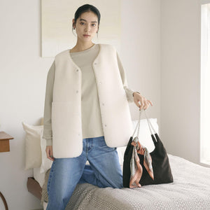 スエードライク チェーン ショルダーバッグ