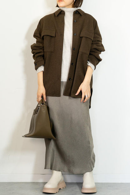 ウールライクCPOアウター