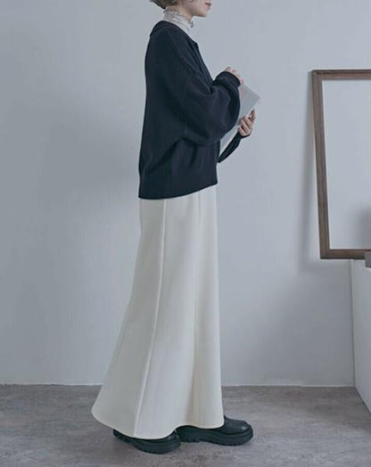 スキッパーニットプルオーバー