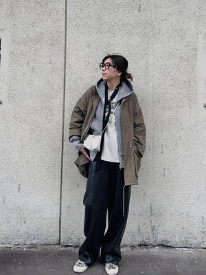 レオパードロゴロングTシャツ