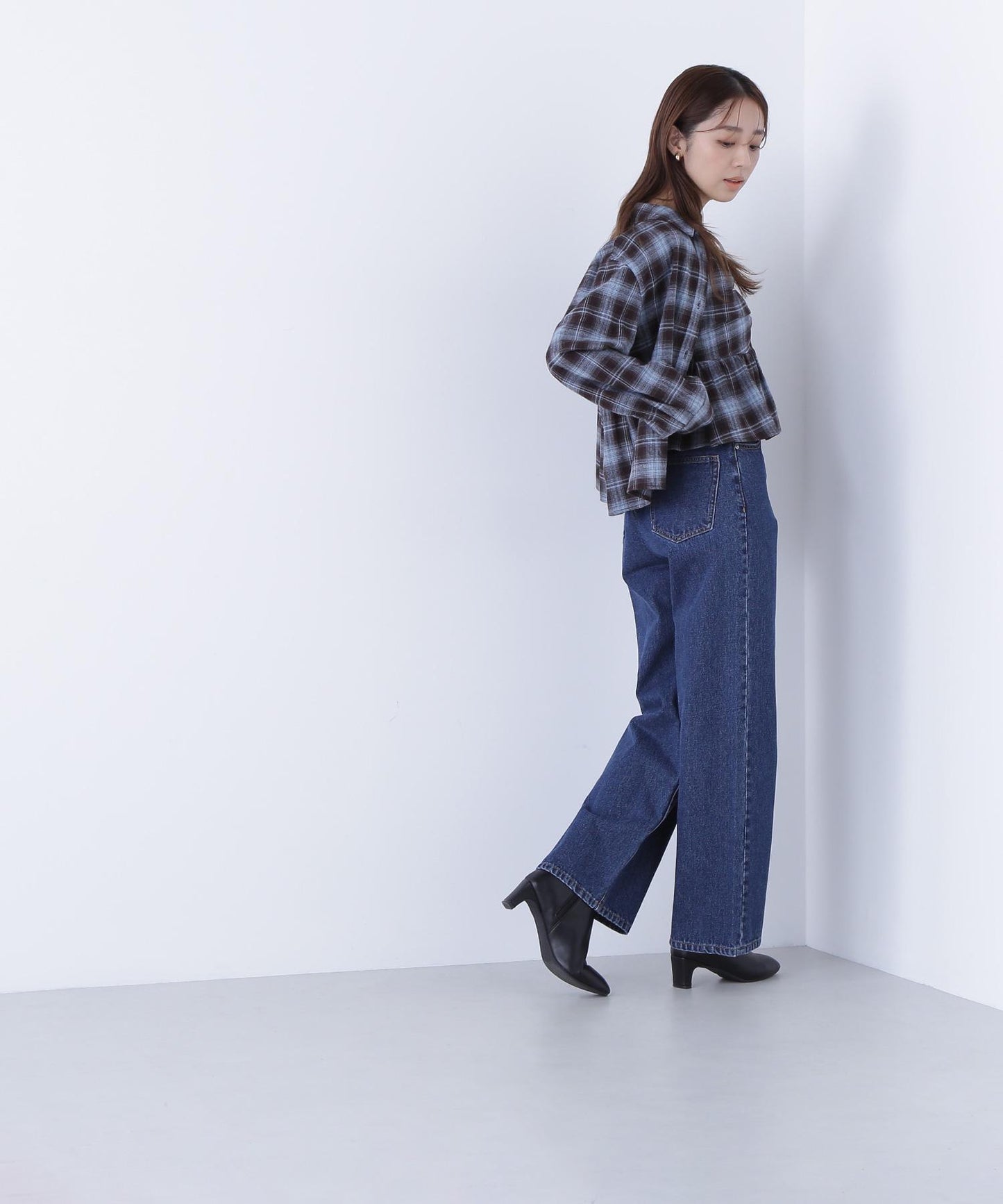 ビスチェセットチェックシャツ