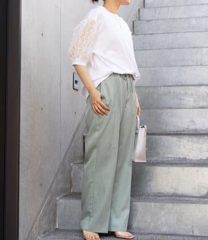 シアーフリンジドッキングカットソー