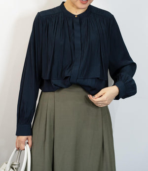 レイヤードライクエアリーブラウス