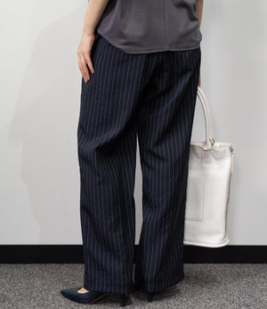 ストライプイージーパンツ
