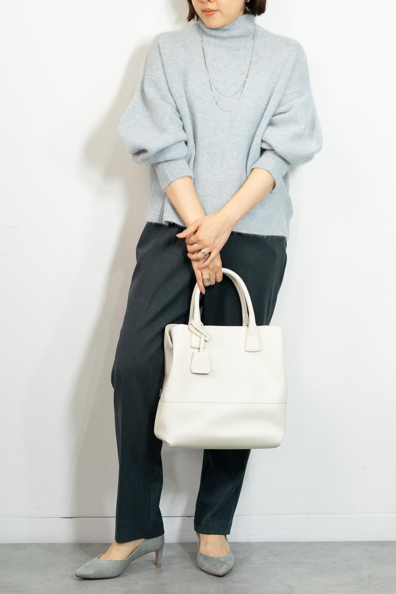 FOX混ボリュームスリーブニット