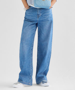 23区DENIM ストレッチ ワイドパンツ