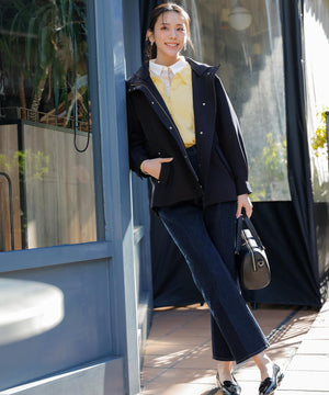 メタルアクセント ボストンバッグ