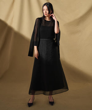 シアー リブ ニット カーディガン（uncrave STANDARD）