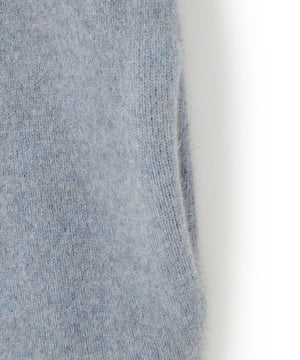 ラクーンブレンドダブルフェイス ニット アウター