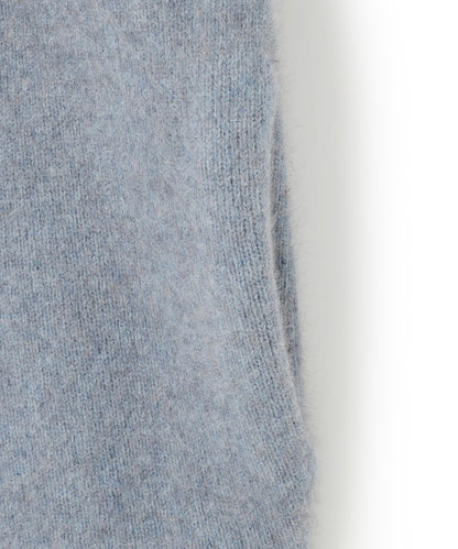 ラクーンブレンドダブルフェイス ニット アウター