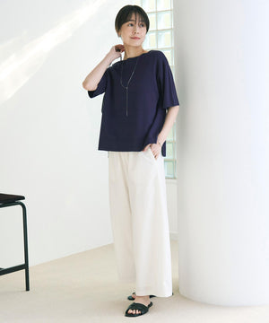 スゴ機能美 ハーフスリーブ ニット