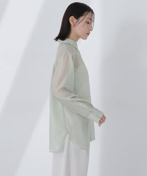 シアーオーバーシャツ