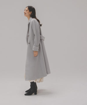 ビッグカラーダブルチェスターコート