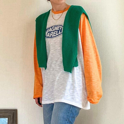 肩掛けカーデ風 2WAYニットベスト