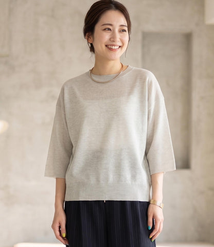 ラメニットTシャツ