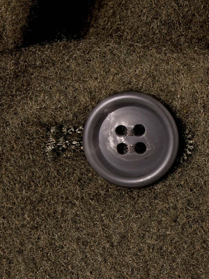 mizuiro ind ウールブレンドスタンドカラーコート