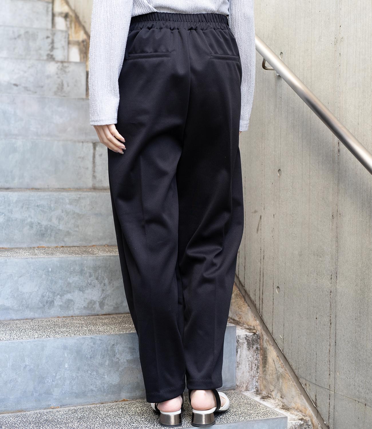 ライトポンチワイドテーパードパンツ