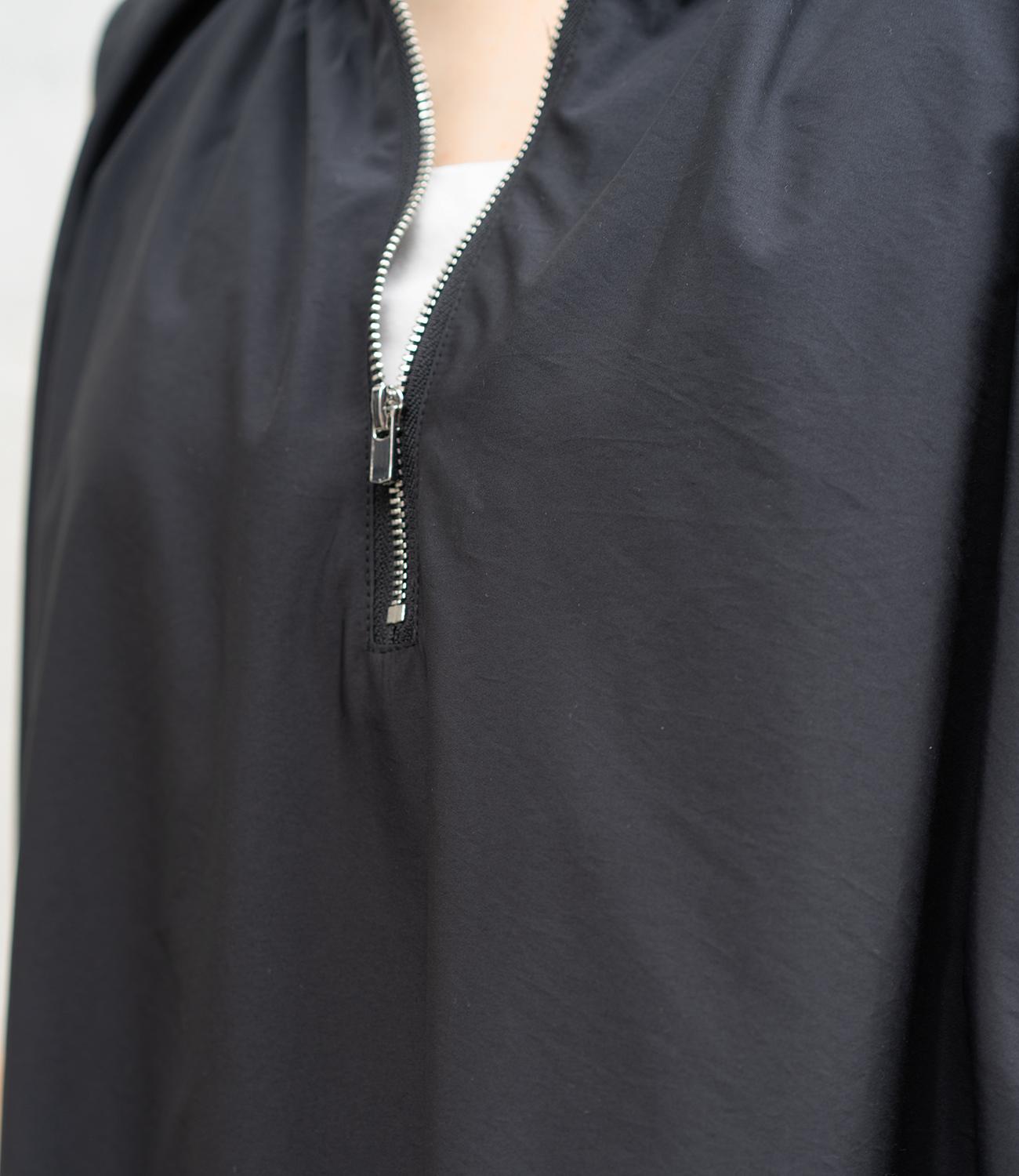 ハーフジップバルーンワンピース