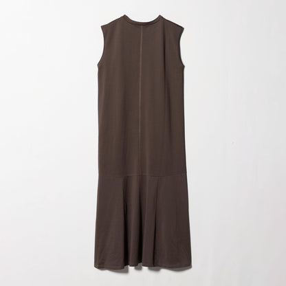 【WEB限定 Wardrobe DAILY MINIMAL】ティアード フレンチスリーブワンピース 接触冷感 吸水速乾
