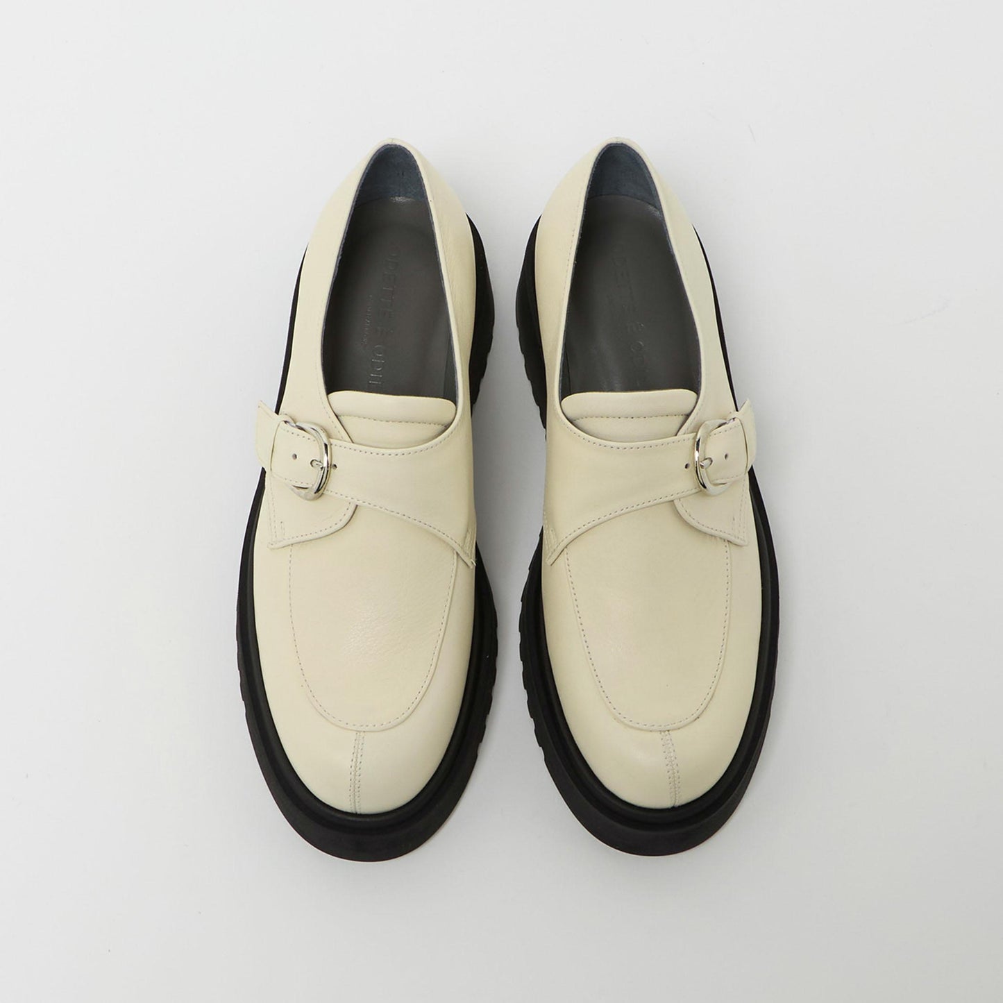 モンクストラップボリュームソールフラット55↑