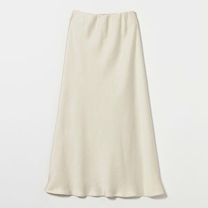 ポリエステルサテン マーメイドフレアスカート