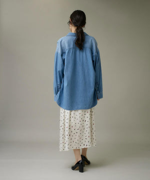 オーバーサイズデニムシャツ