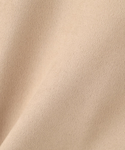 ステンカラーフェイクスエードブルゾン