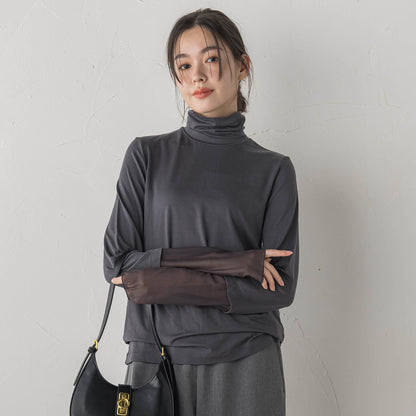 ウォッシャブルベア天竺カットソー≪洗濯機で洗える≫