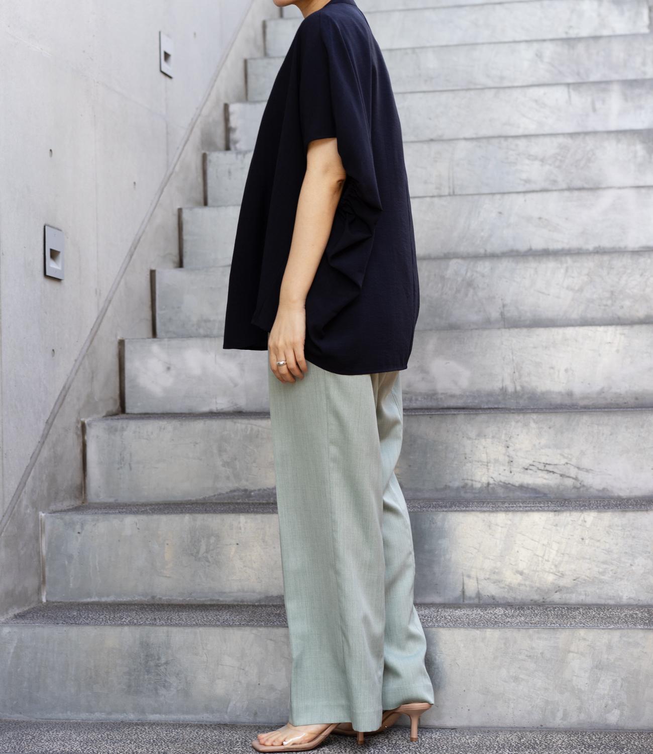 タンブラーブッチャーコクーンブラウス