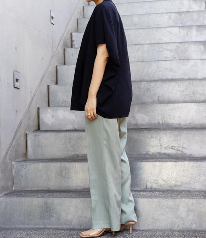 タンブラーブッチャーコクーンブラウス