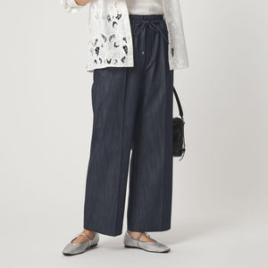 ［size SHORT/TALLあり］ニーハイフレアパンツ デニム 2 ストレッチ