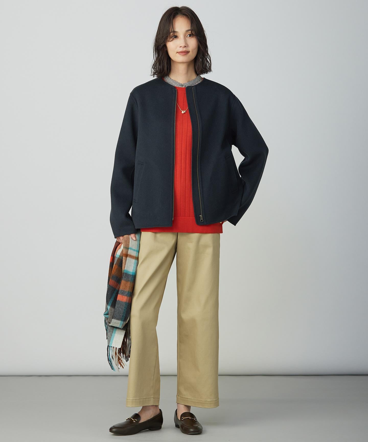 カシミヤチェック マフラー