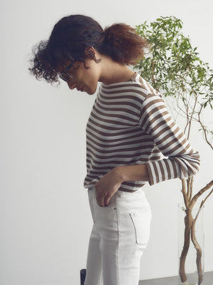 JQボーダーロングニットTOPS