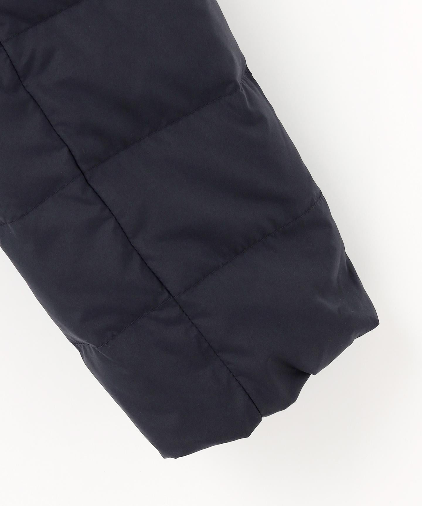 2WAYノーカラーダウン ジャケット