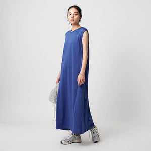 【WEB限定 Wardrobe DAILY MINIMAL】ティアード フレンチスリーブワンピース 接触冷感 吸水速乾