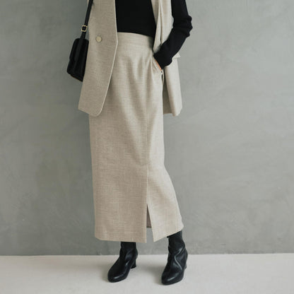 ［size SHORTあり］スラブ サイド スリット タイト スカート