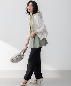 コットンテリー ジップアップ フーディー