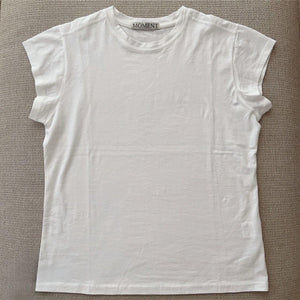 キャップスリーブシルケットTシャツ