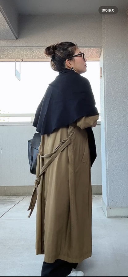 三角マフラーショール