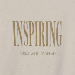 コットン ロゴプリント フレンチスリーブ Tシャツ