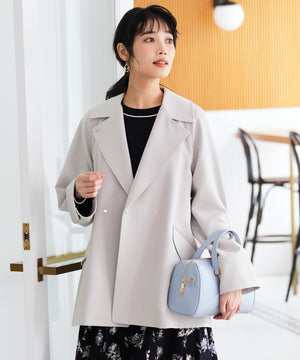 エレカジストレッチミドルトレンチ コート