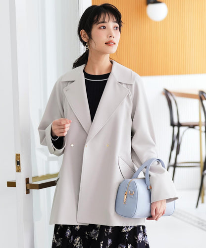 エレカジストレッチミドルトレンチ コート