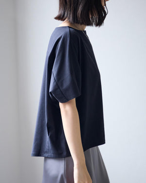 半袖コクーンカットソー