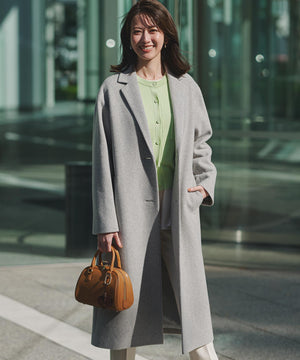 ウールモッサ チェスターコート