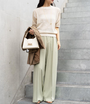 ストレッチツイルストレートスラックス