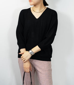 ホールガーメンVネックトニット