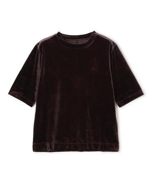 ストレッチ ベロアTシャツ