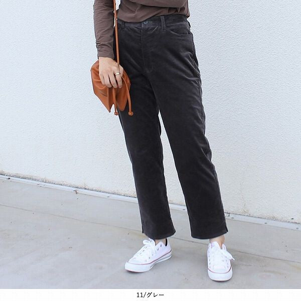 コーデュロイストレッチパンツ